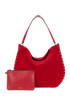 Oskan Soft Hobo, &pound;350, Handbags, Red, Suede, Other view